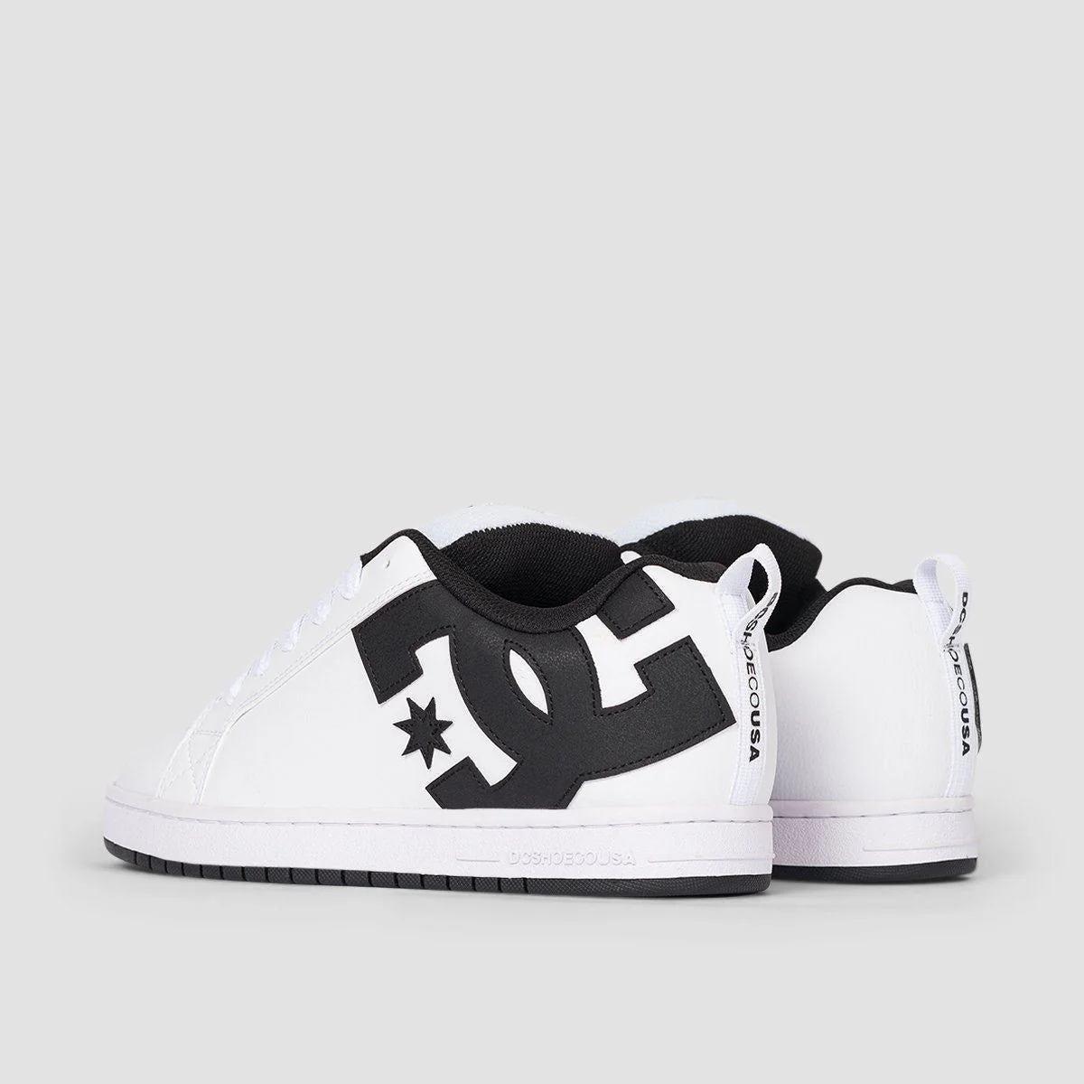 DC Court Graffik Shoes - White/Black/Black - Image 3