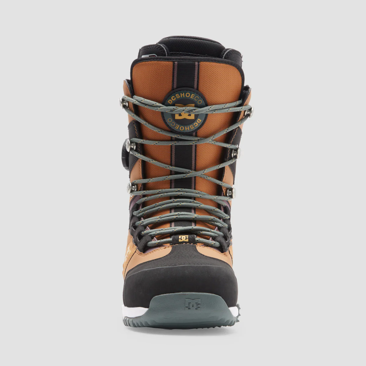DC Premier Hybrid BOA Snowboard Boots Brown/Black/White - Image 3
