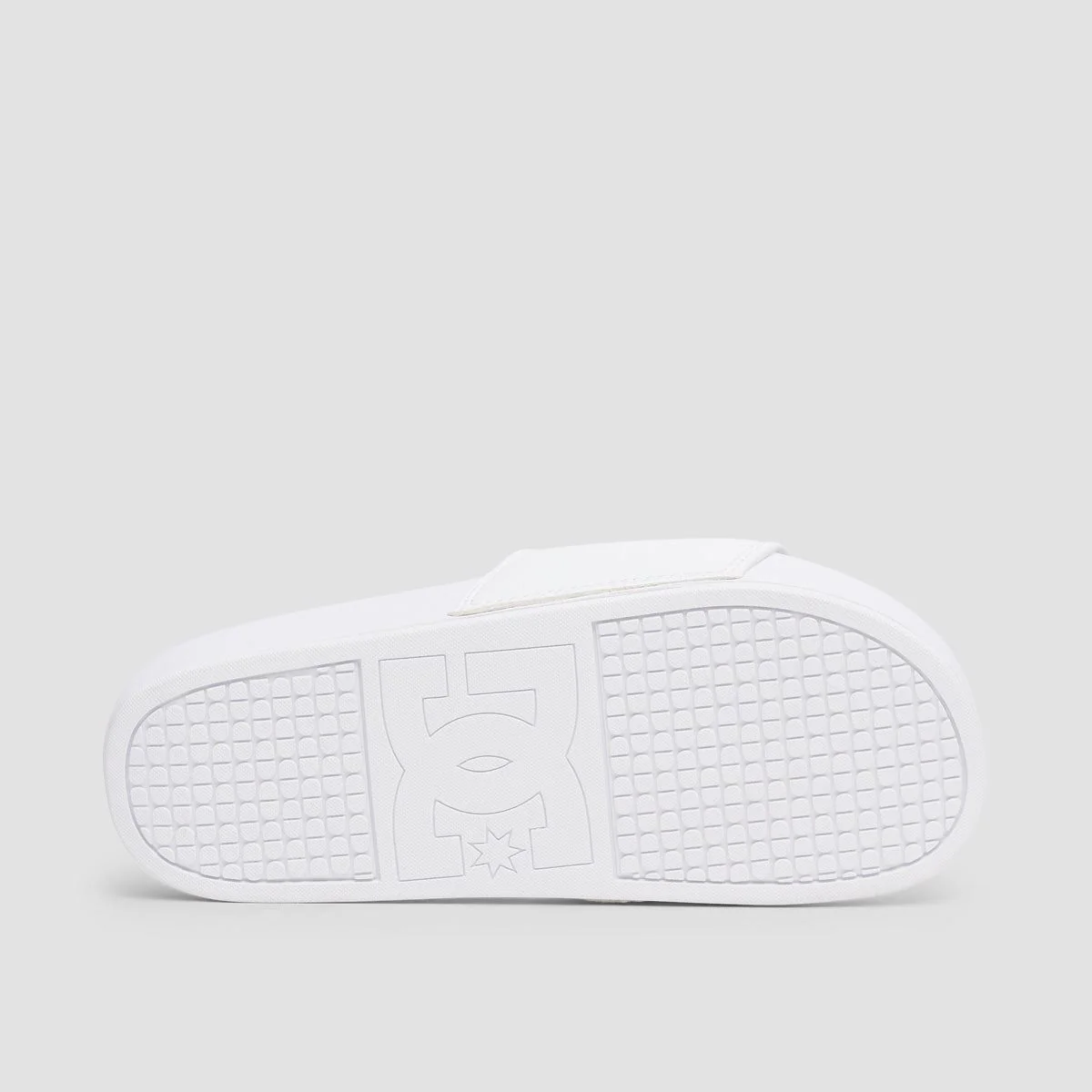 DC Slide Platform Sandals White/White/Black - Womens - Image 5