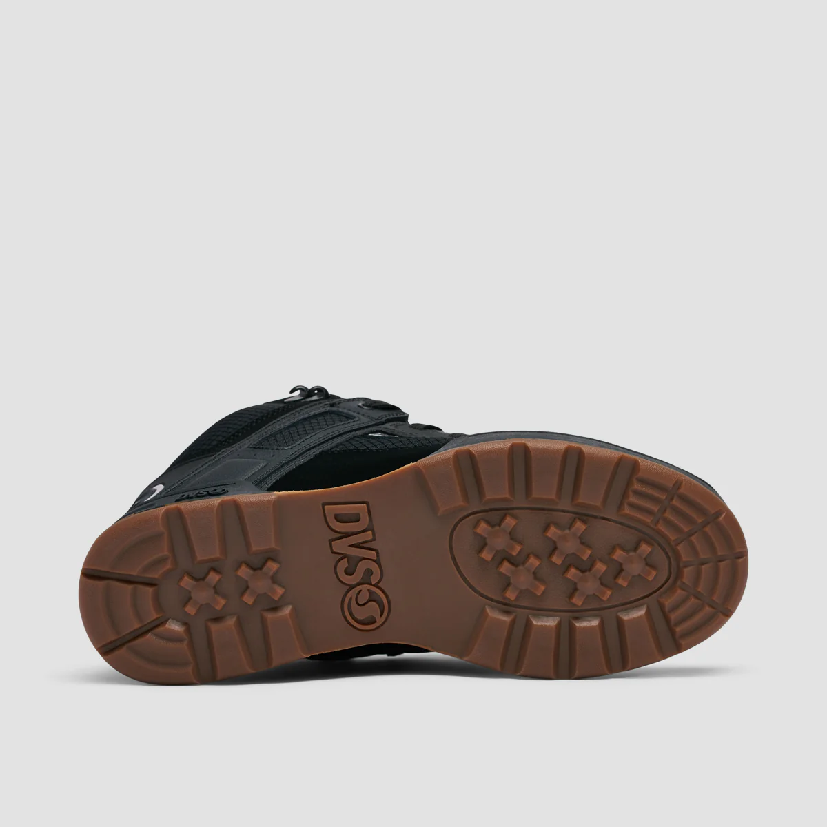 DVS Comanche Boots Black/Reflective/Charcoal Nubuck - Image 5