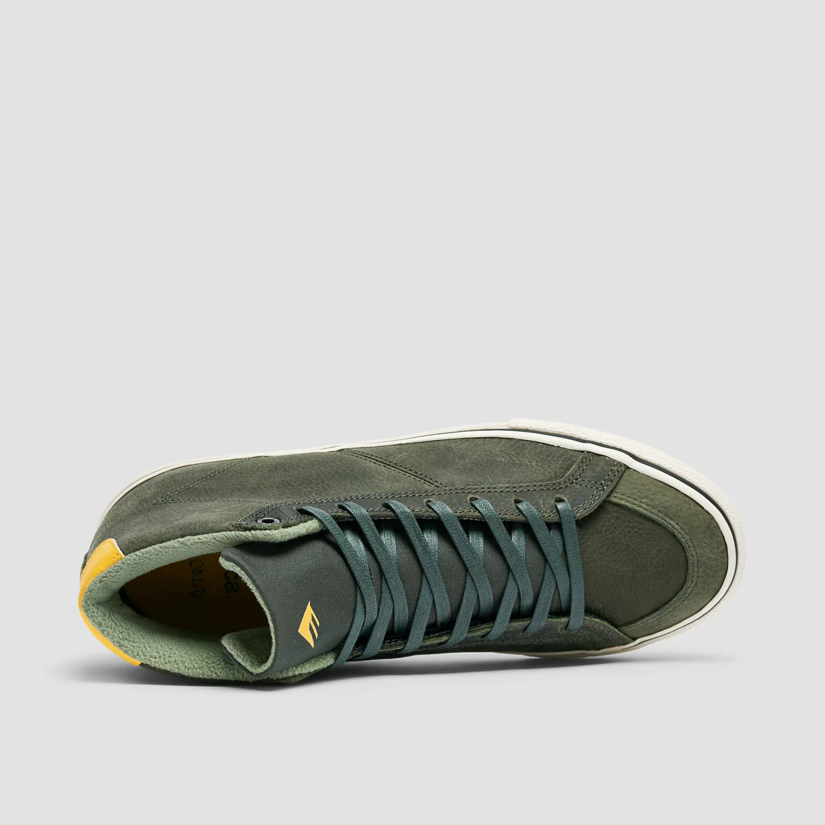 Emerica Omen High Top Shoes Olive - Image 4