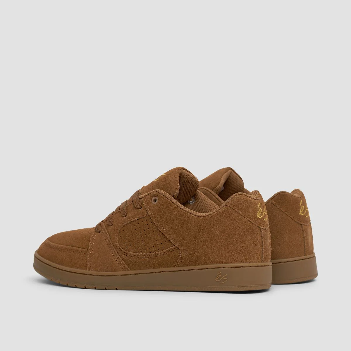 eS Accel Slim Shoes - Brown/Gum - Image 3