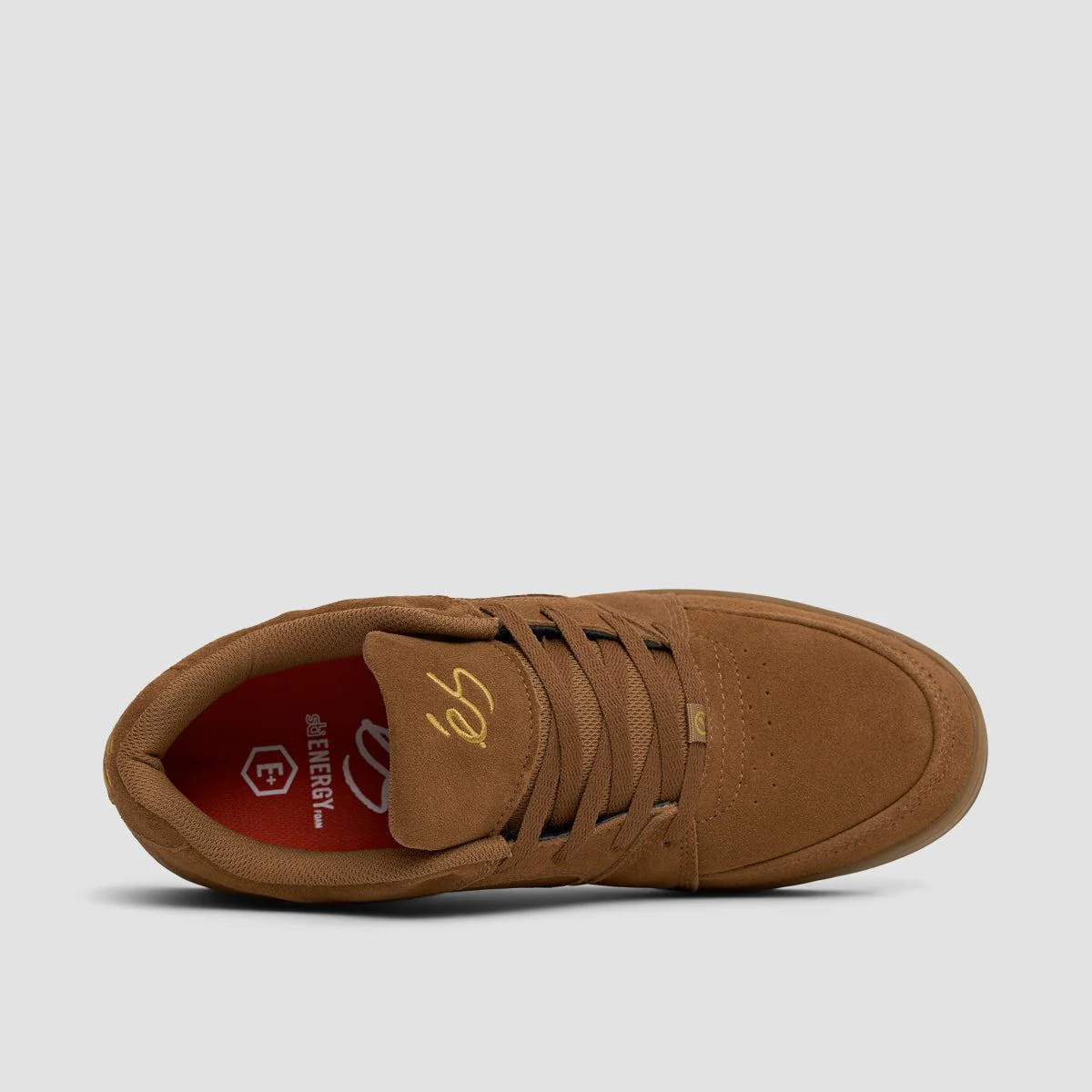 eS Accel Slim Shoes - Brown/Gum - Image 4