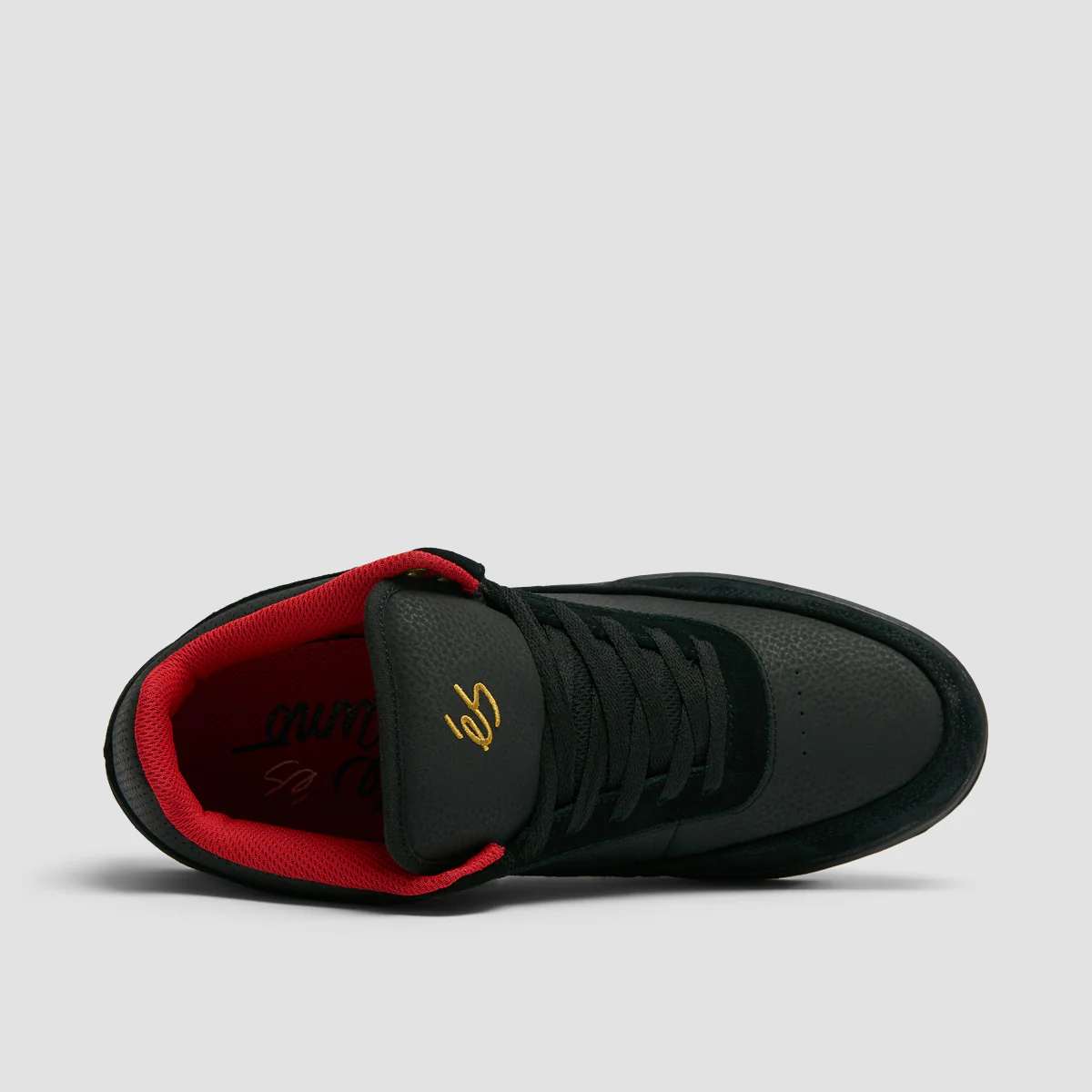 eS Stylus Mid X Wade Desarmo Shoes - Black/Red - Image 4