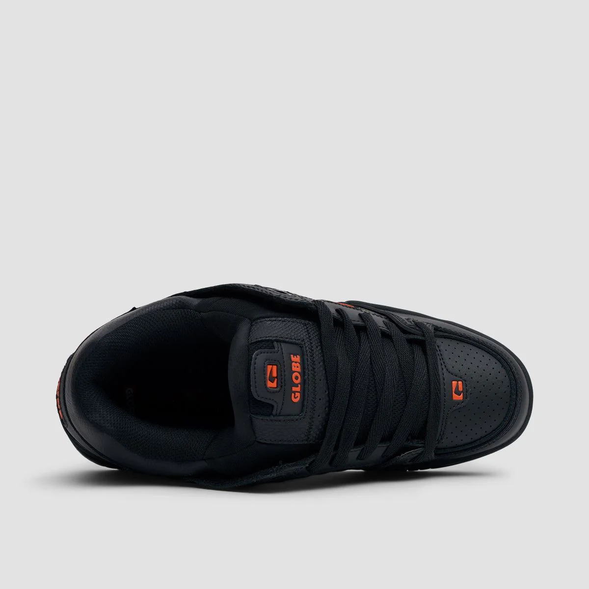 Globe Fusion Shoes - Black/Snake/Red - Image 4