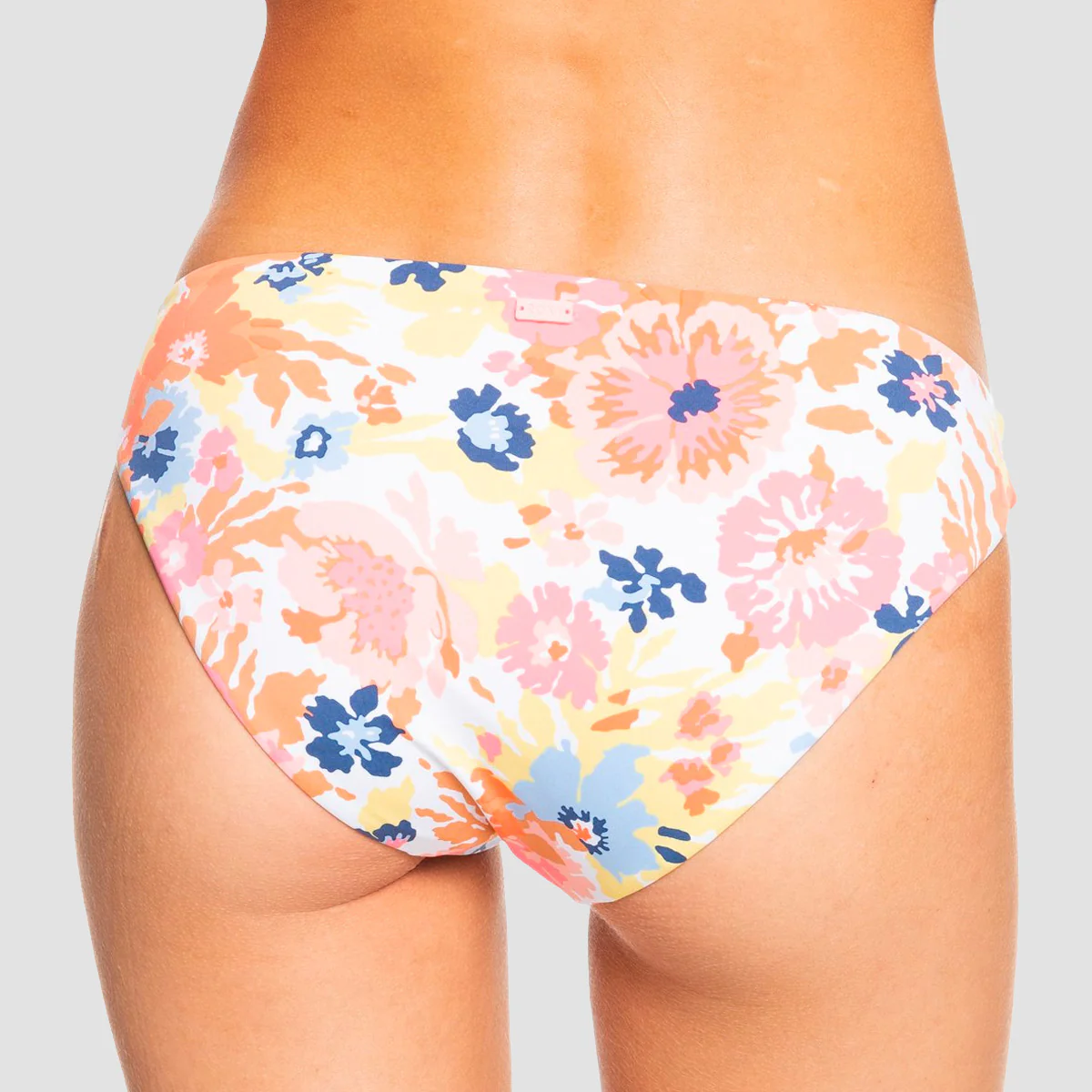 Roxy Printed Beach Classics Hipster Bikini Bottoms Bright White Floral Escape S - Womens - Image 3