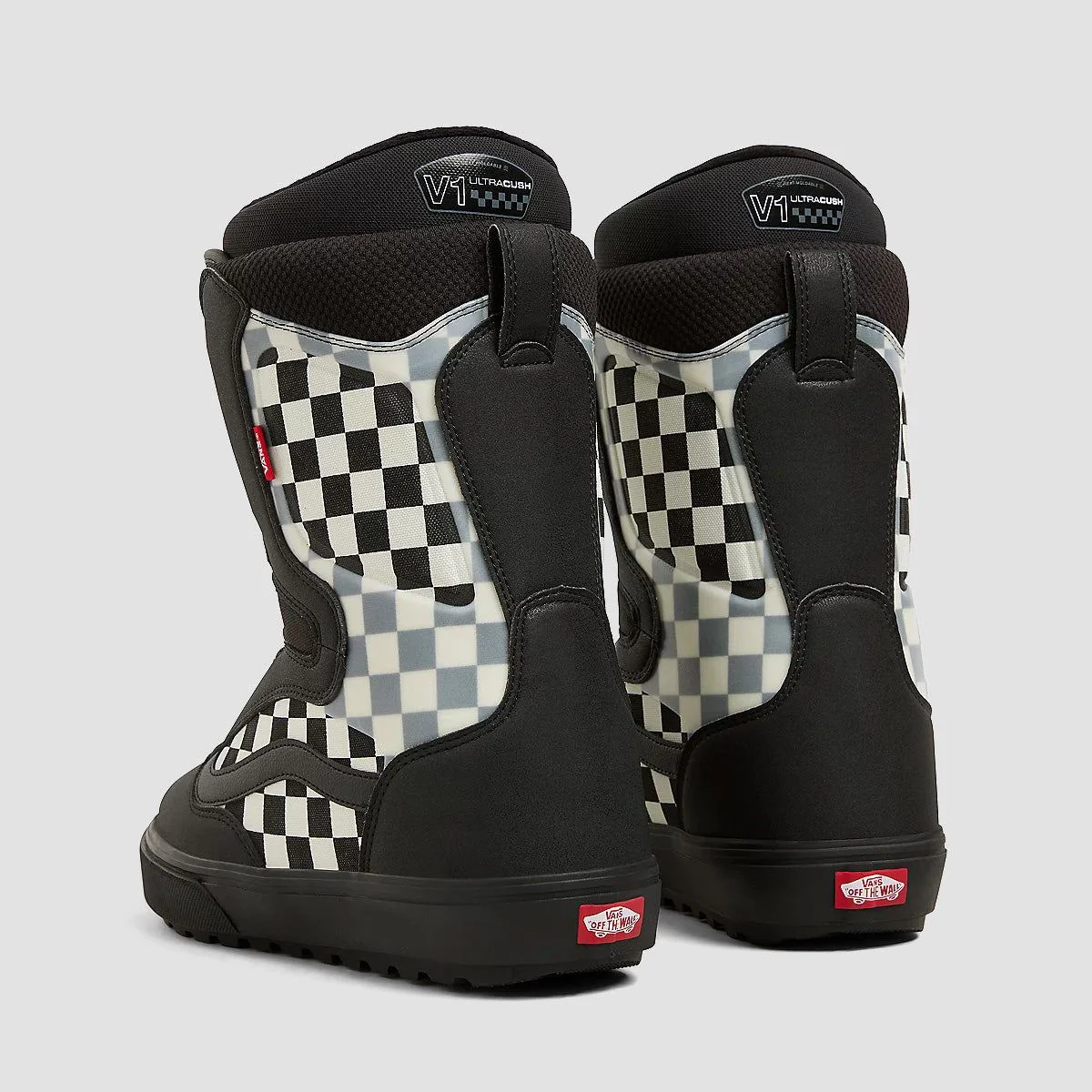 Vans Aura OG Snowboard Boots Black/Checkerboard - Image 3
