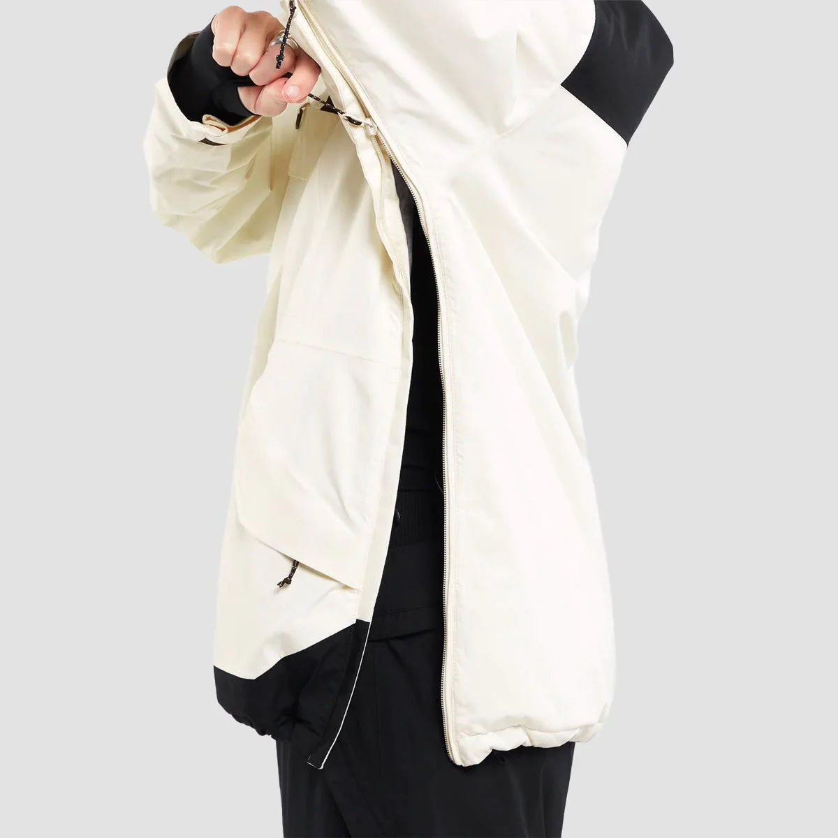 Volcom Fern Ins Gore-Tex Pullover Snow Jacket Moonbeam - Womens - Image 3