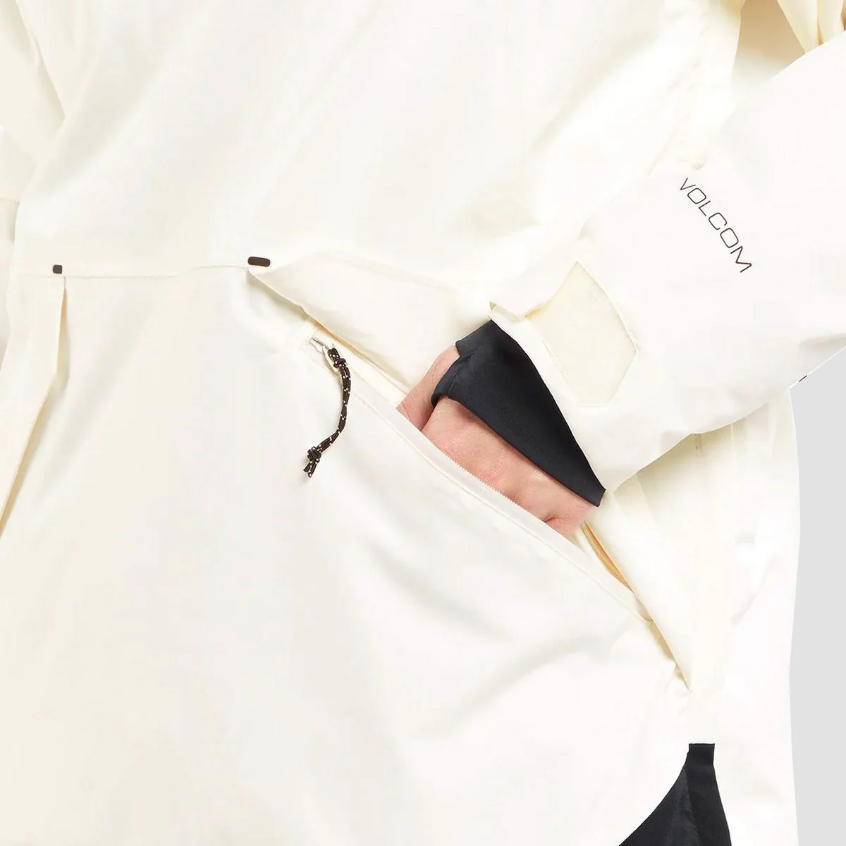 Volcom Fern Ins Gore-Tex Pullover Snow Jacket Moonbeam - Womens - Image 7