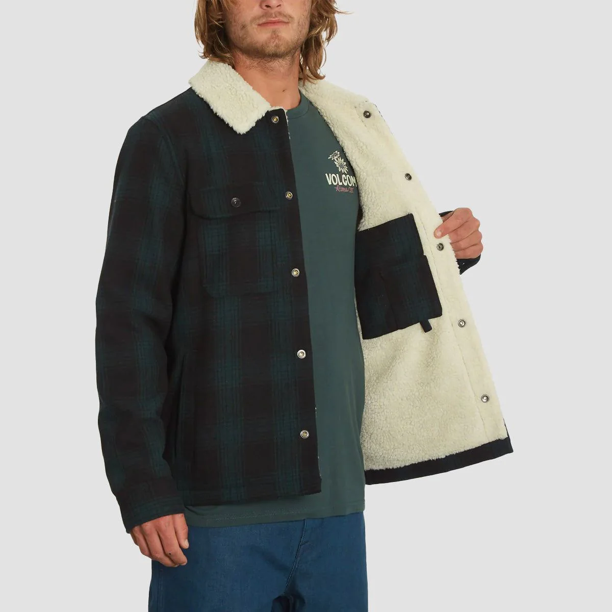 Volcom Keaton Jacket Plaid - Image 3