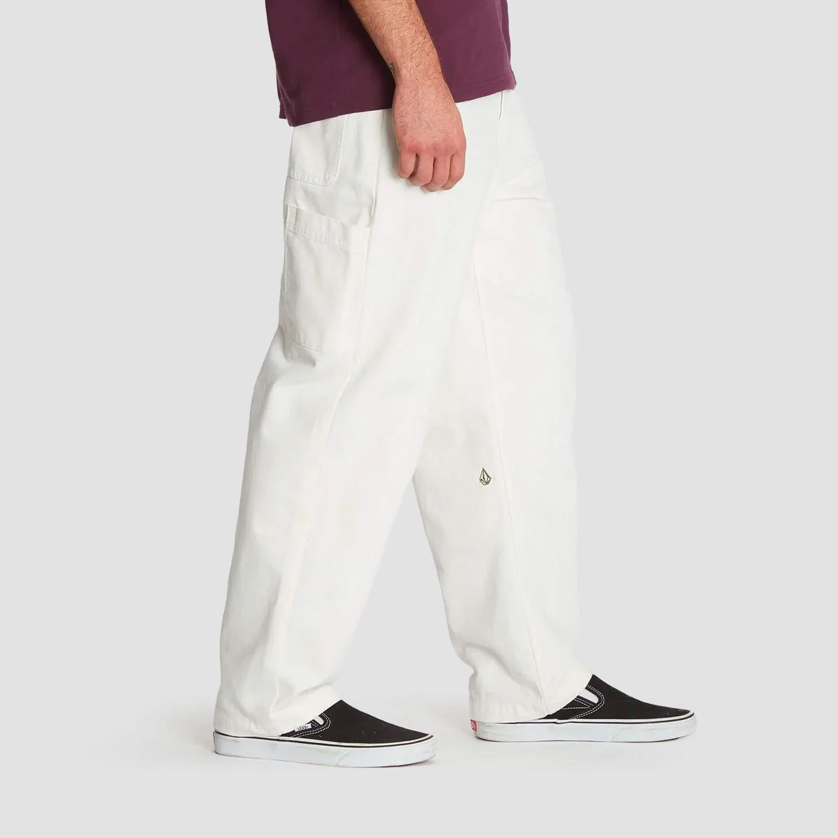 Volcom Kraftsman Pants Whitecap Grey - Image 3