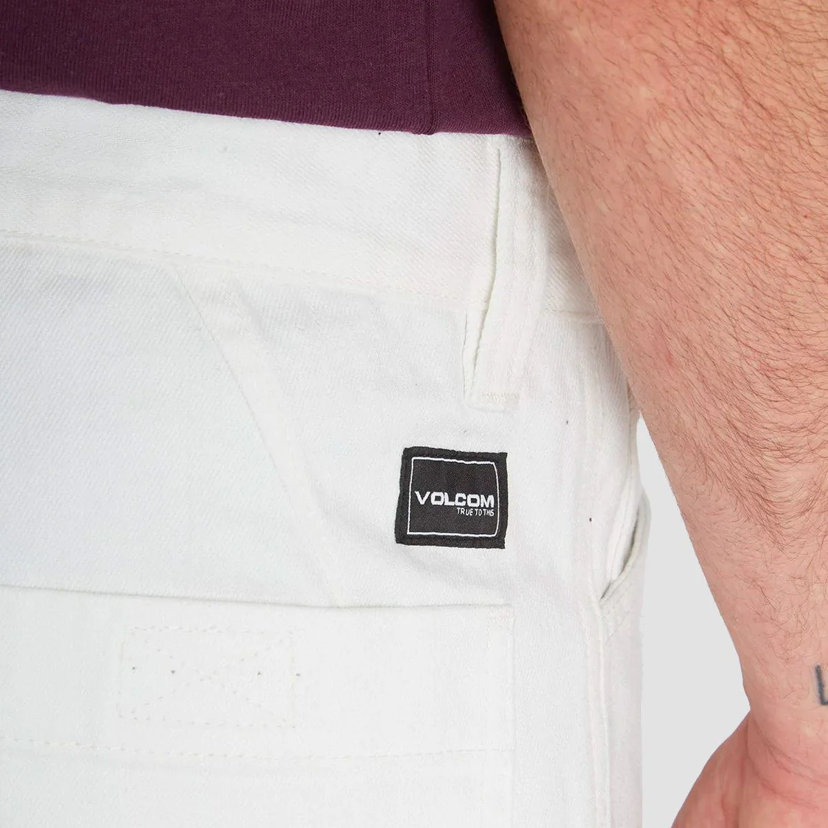 Volcom Kraftsman Pants Whitecap Grey - Image 4