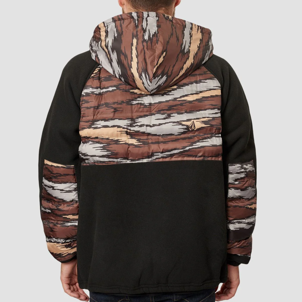 Volcom Muzzer Tripper Lined Fleece Bark Brown - Image 4