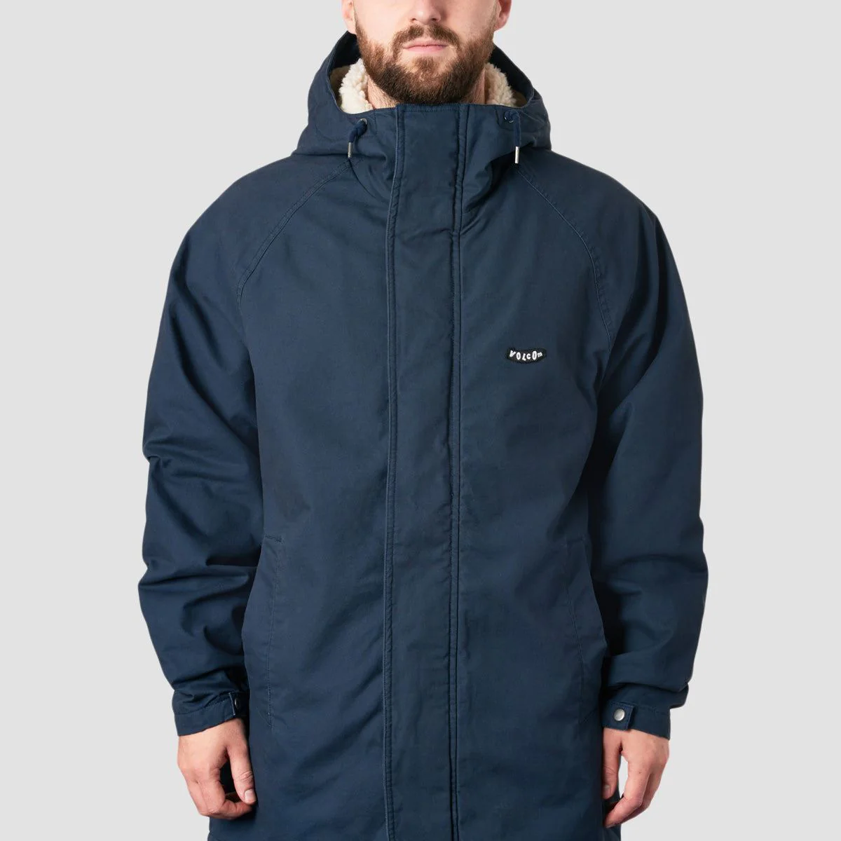 Volcom Volster II Parka Jacket Navy - Image 3
